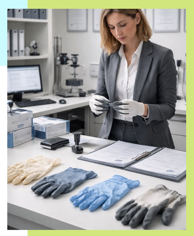 Сертификация перчаток в Сургуте от 8689 р. | Алешин-Срг