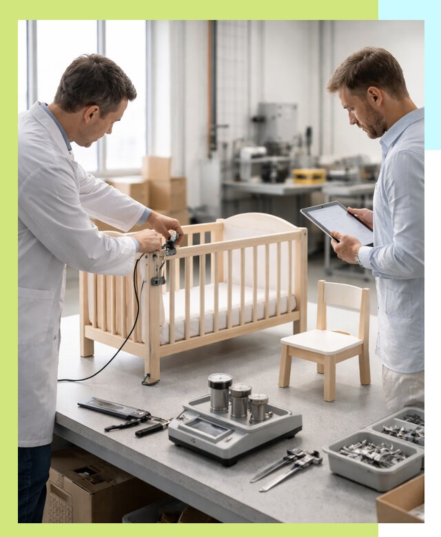 Сертификация детской мебели и проверка безопасности в Сургуте