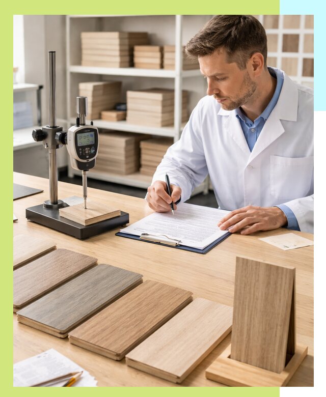 Сертификация ламината с испытаниями и оформлением документов в Сургуте