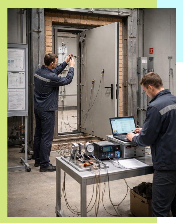 Сертификация противопожарных дверей в Сургуте по ГОСТ и ТР