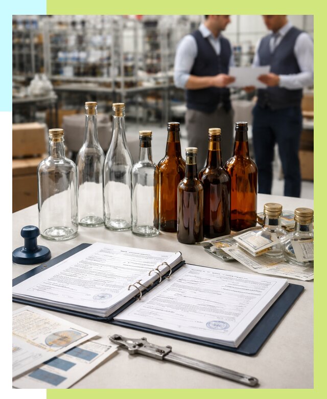 Сертификация стеклянных бутылок в Сургуте от 25555 р. | Алешин-Срг