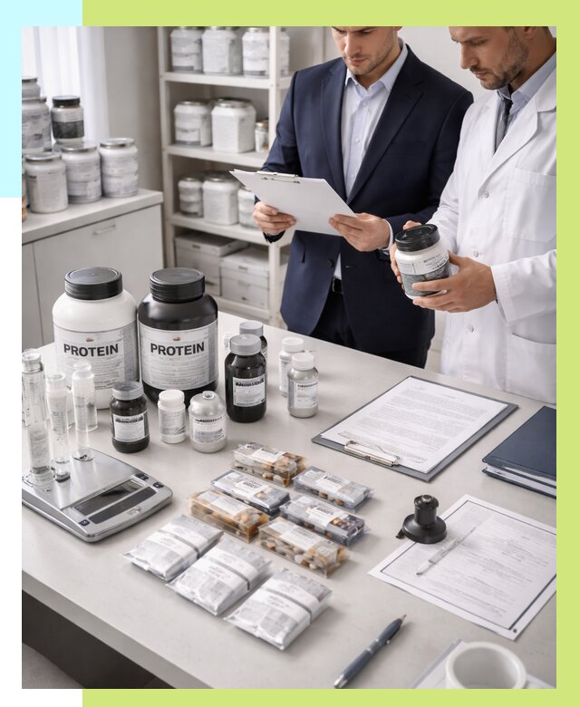 Сертификация спортивного питания в Сургуте от 15333 р., Алешин-Срг