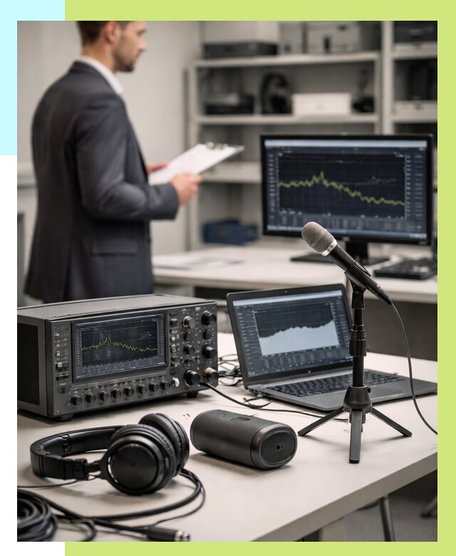 Сертификация аудиотехники в Сургуте от 15333 р., Алешин-Срг