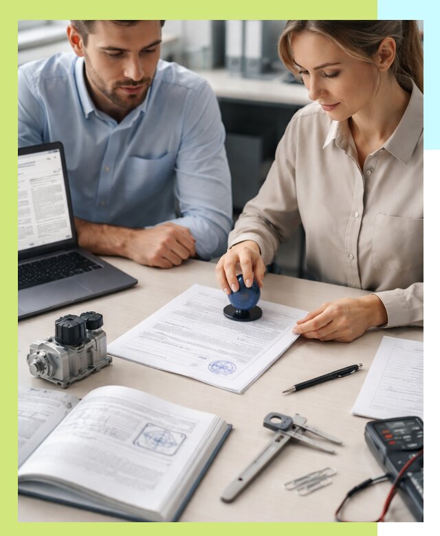 Выдача паспорта изделия и техническая экспертиза продукции в Сургуте