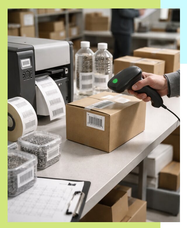 Штрихкодирование продукции и маркировка для продажи в Сургуте