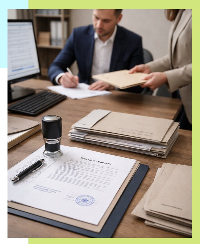 Отказное письмо для таможни в Сургуте от 3067 р, Алешин-Срг